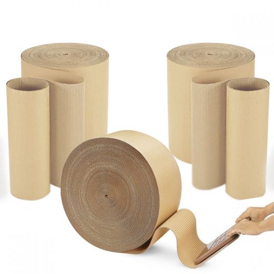 corrugated cardboard rolls